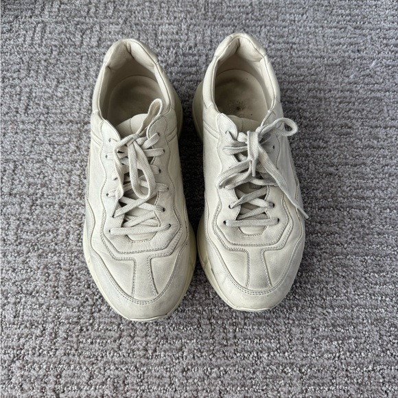Gucci Rython Cream Sneakers - Picture 1 of 6